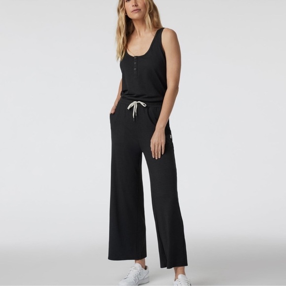 Vuori Falls Jumpsuit in Black - Picture 1 of 6